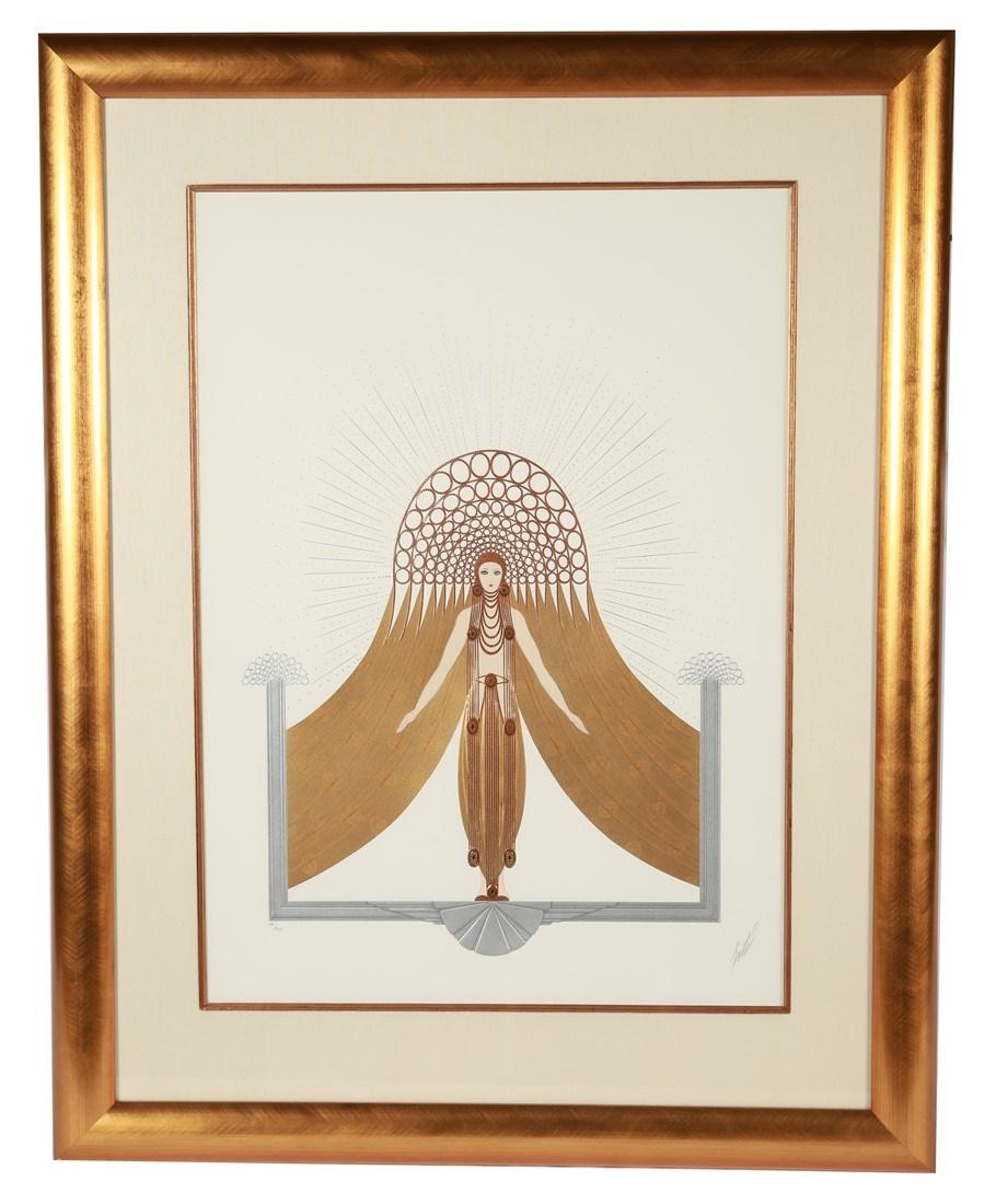 Erte, "Circe" Embossed Serigraph (1 of 5)