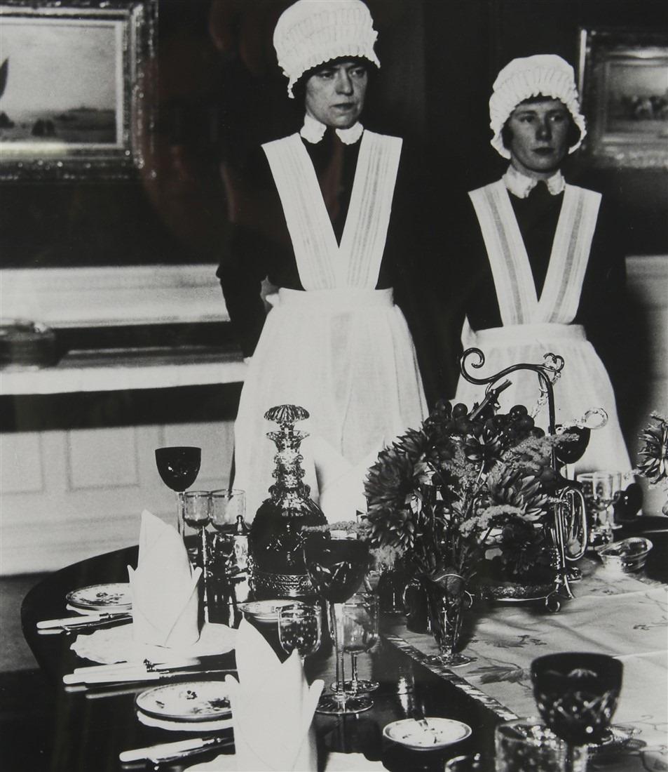 Bill Brandt, "Parlour Maid and Under-Parlourmaid" (1 of 4)