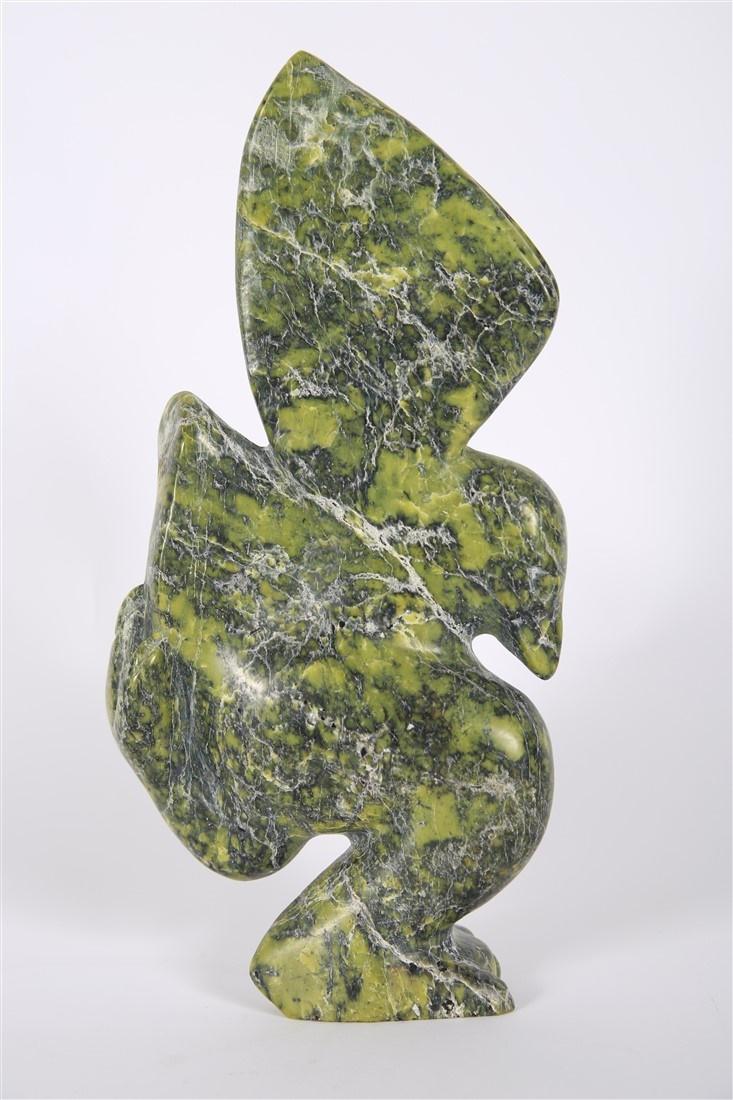 Inuit Carved Stone Standing Bird (1 of 3)