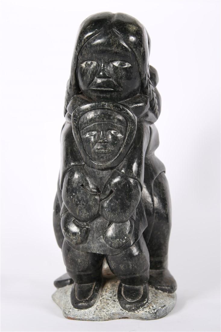 Inuit Large Carved Stone Figures (1 of 5)