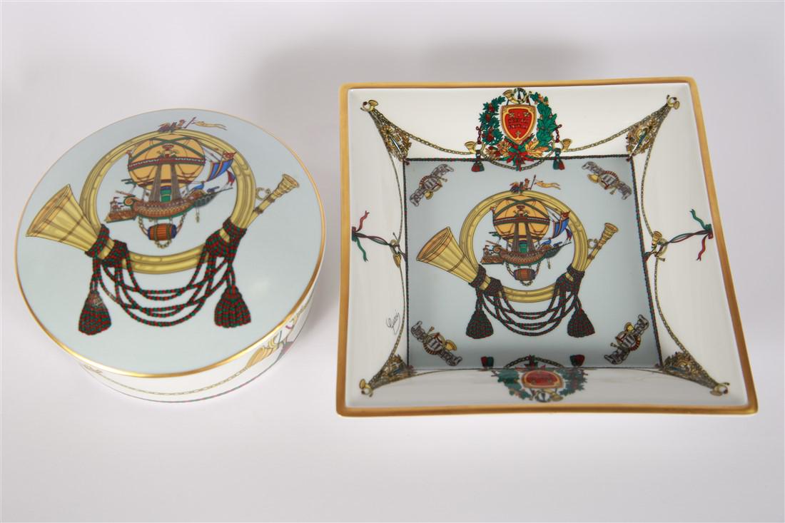 Gucci, Porcelain Lidded Dish and Ashtray (1 of 6)