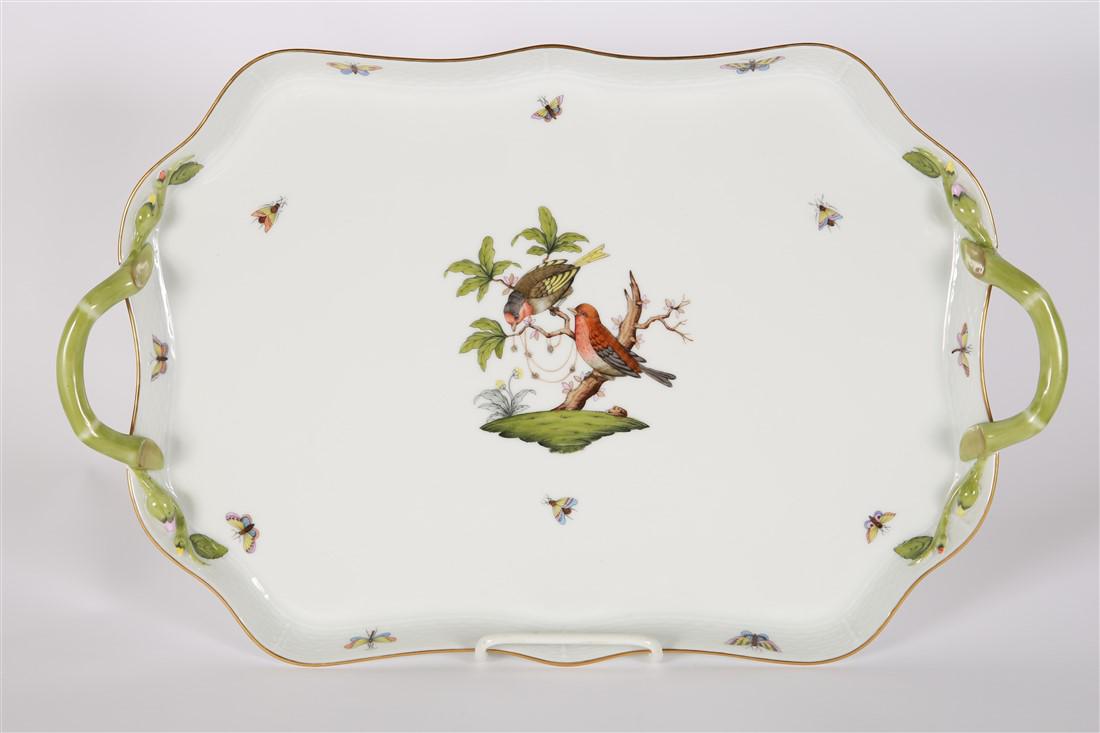 Herend, "Rothschild Bird" Porcelain Tray (1 of 6)