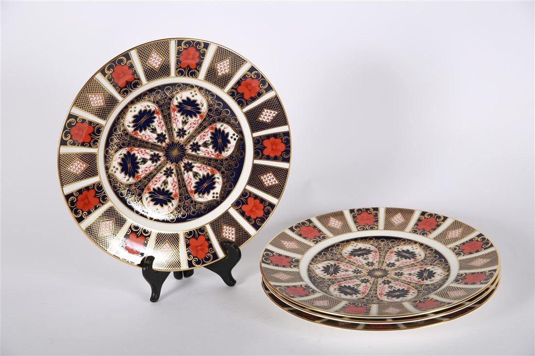 Royal Crown Derby, "Old Imari" Four Plates (1 of 3)