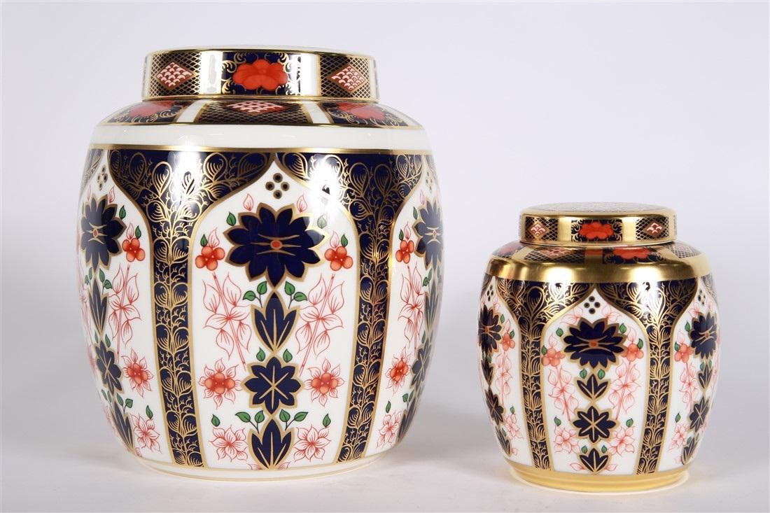Royal Crown Derby, "Old Imari" Two Ginger Jars (1 of 5)