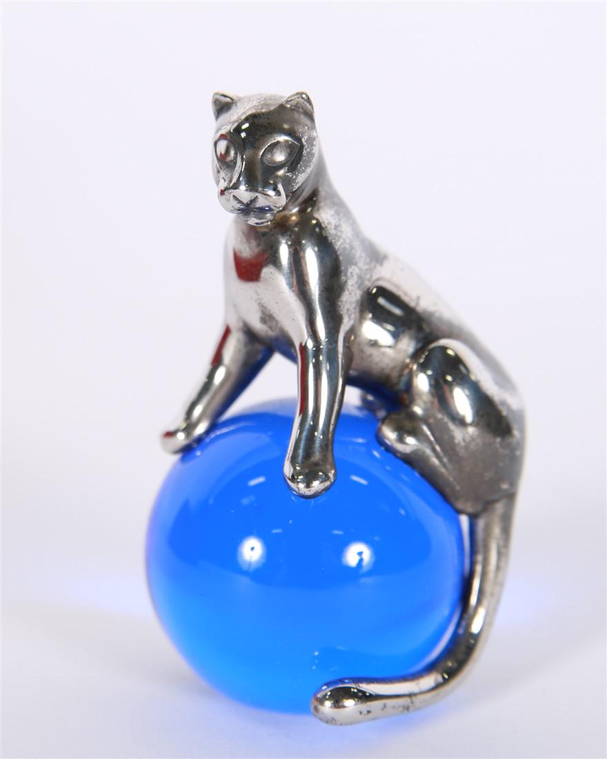 Cartier, Panthere Assise Sphere Paperweight (1 of 6)