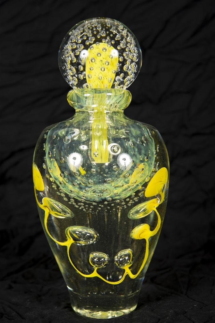 Jean-Claude Novaro, Blown Glass Perfume Bottle (1 of 5)