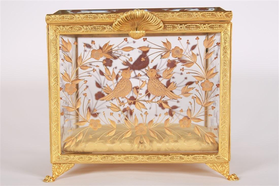 Italian 24k Gold Plated Crystal Display Box (1 of 5)