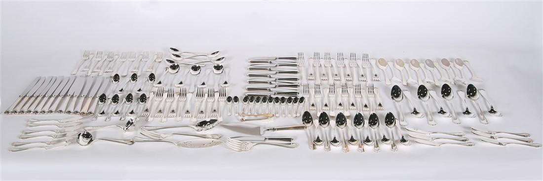 Christofle, "Spatours" Silver Plated Flatware Set (1 of 6)