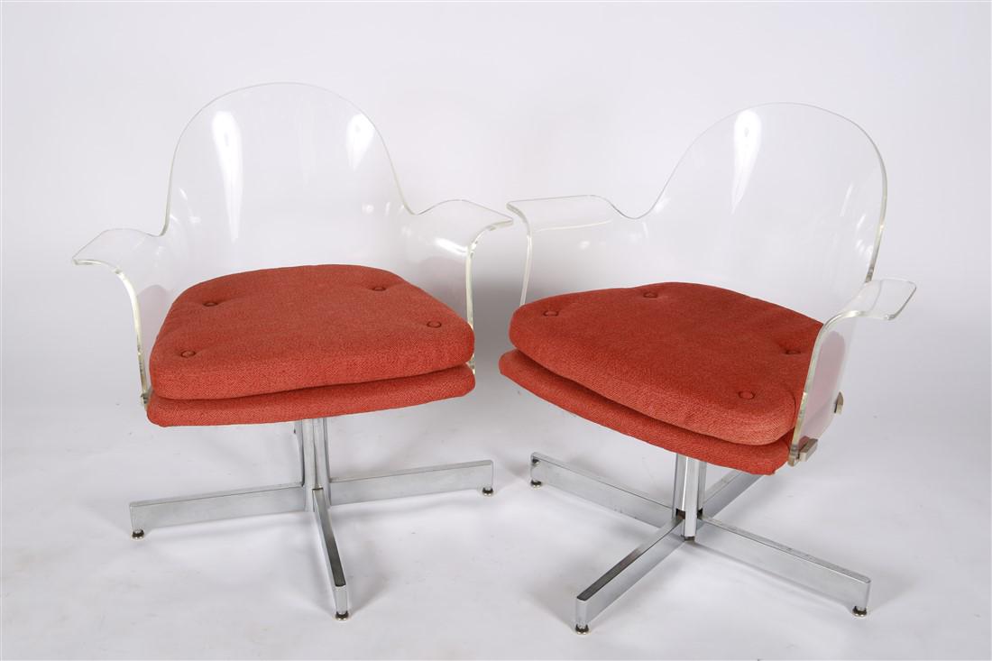Carolina Seating Company, Pair of Lucite Chairs (1 of 7)