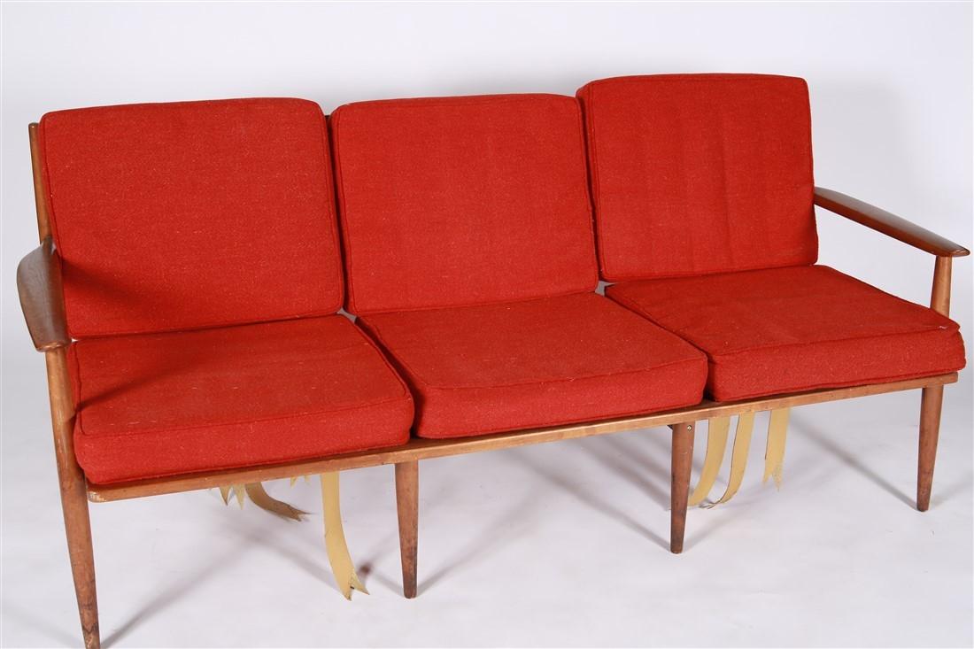 Baumritter, Viko Walnut Bench Sofa (1 of 8)