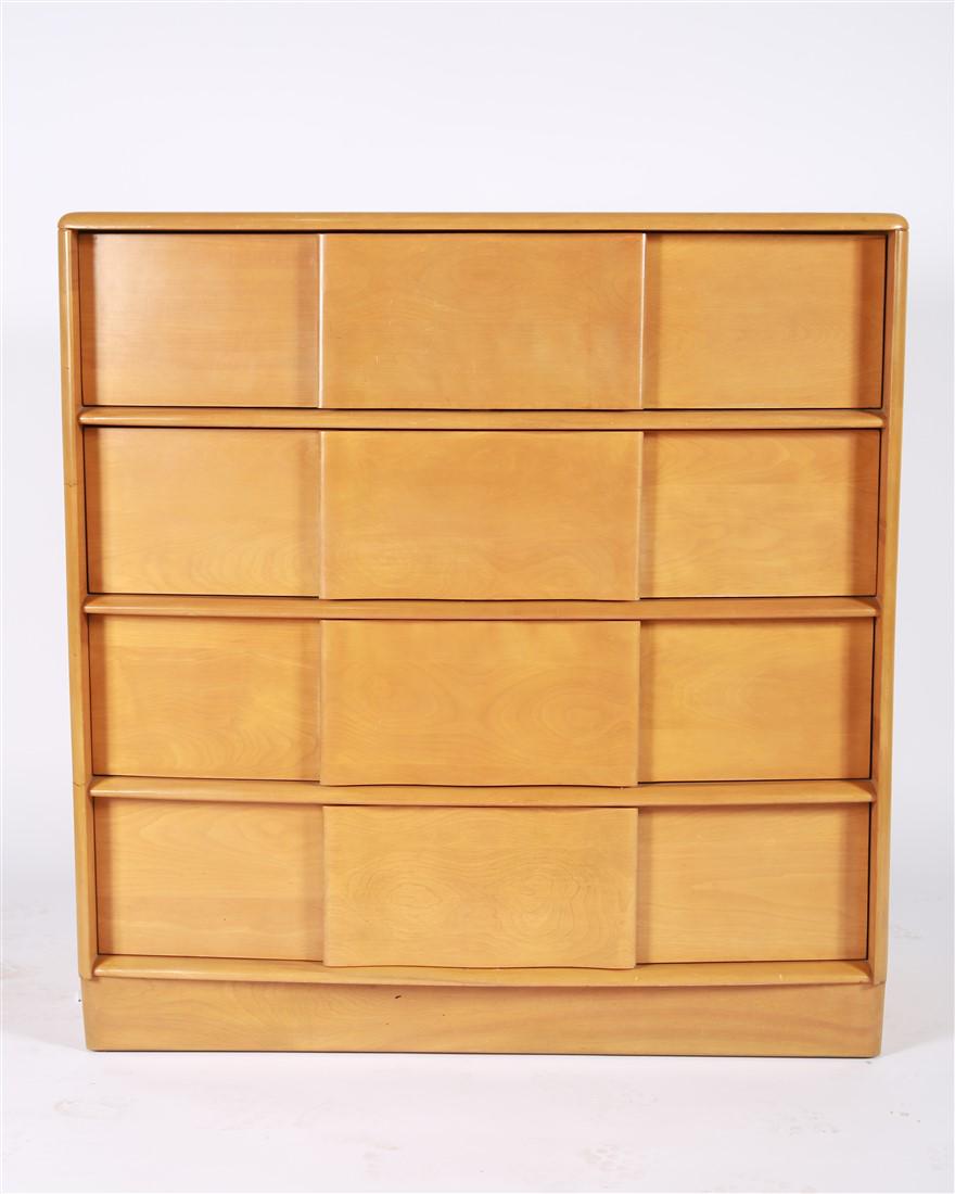 Heywood-Wakefield, Wheat Four-Drawer Dresser (1 of 6)