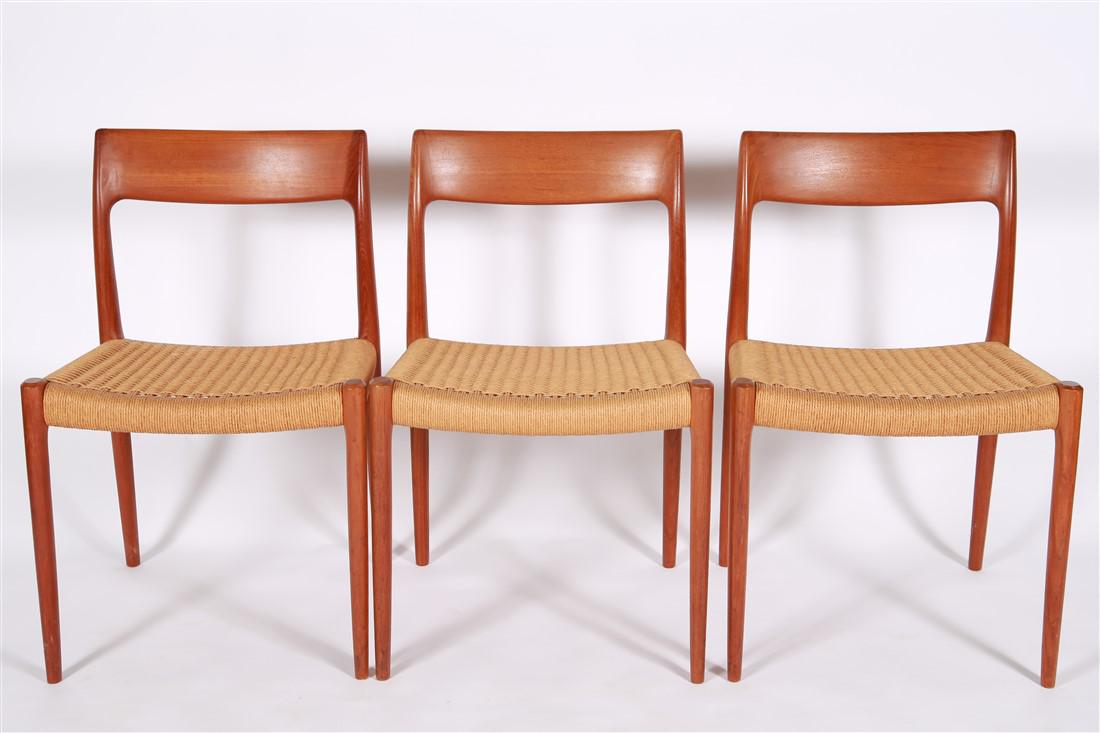 Niels Moller for JL Moller, Three Chairs (1 of 4)
