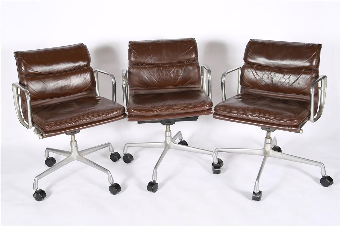 Eames for Herman Miller, 3 Soft Pad Office Chairs (1 of 4)