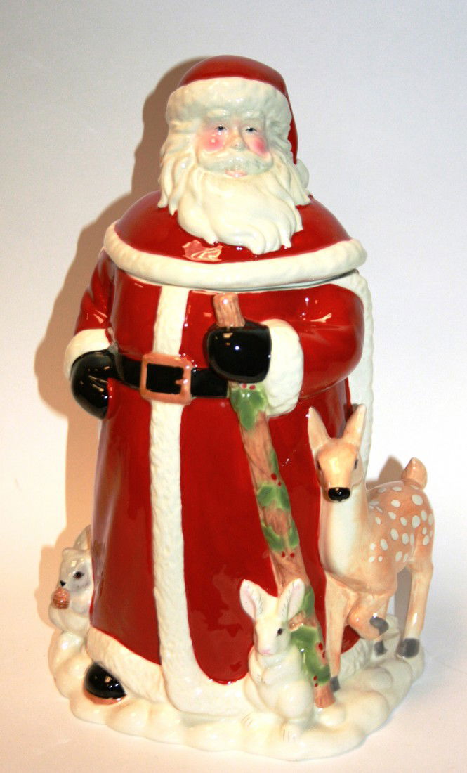 Lenox "Holiday Gatherings" Santa Cookie Jar, New i: Lenox "Holiday Gatherings" Santa Cookie Jar, New in Box. #729B. Condition: Appears fine.
