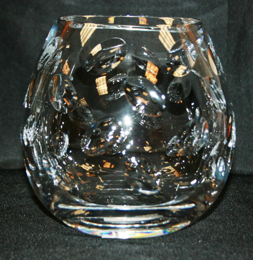 Christofle Crystal "Cluny" Vase, New in Box: Christofle Crystal "Cluny" Vase, New in Box. #636B. Condition: Appears fine.
