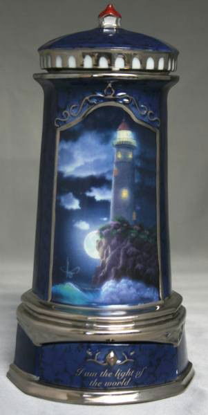 "Guiding Your Way Collection" Heirloom Porcelain M: "Guiding Your Way Collection" Heirloom Porcelain Music Box, No. A00094. Plays "You'll Never Walk Alone." #20. New without box. Condition: Appears fine.