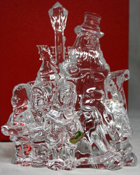 Waterford Crystal "Victorian Santa Claus" First Ed: Waterford Crystal "Victorian Santa Claus" First Edition Figurine, New in Box. #178B. Condition: Appears fine.