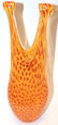 640: Kosta Boda "Catwalk" Crystal Vase, 15 1/4", New in