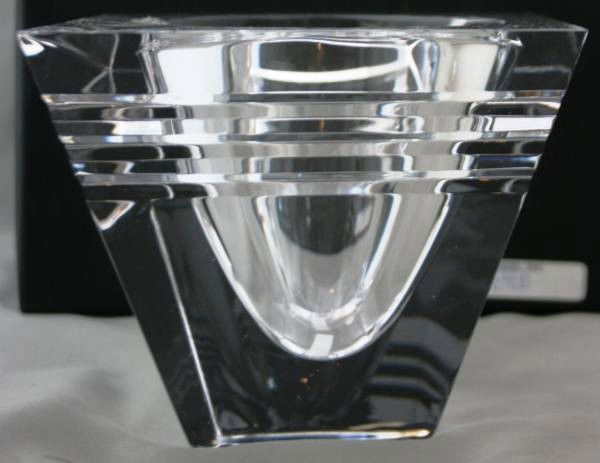 Orrefors Crystal "Horizon Arizona" Vase, H: 4 1/2": Orrefors Crystal "Horizon Arizona" Vase, H: 4 1/2", New in Box. #183B. Condition: Appears fine.