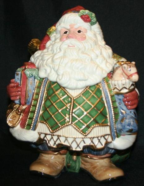 Fitz & Floyd "Saint Nick" Cookie Jar, New in Box: Fitz & Floyd "Saint Nick" Cookie Jar, New in Box. #141B. Condition: Appears fine.