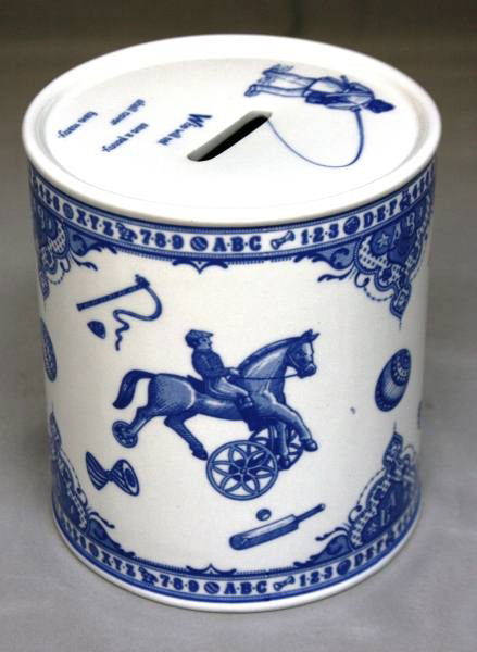 Spode "Edwardian Childhood" Coin Jar, New: Spode "Edwardian Childhood" Coin Jar, New. #263. Condition: Appears fine.