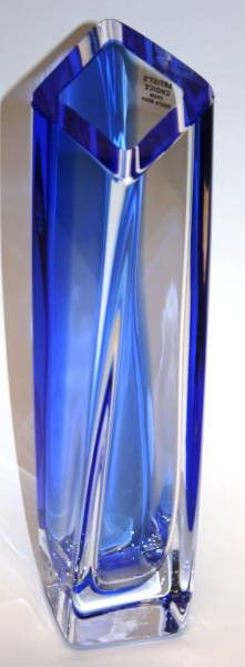 Kosta Boda "Sails Blue" Vase, 12", New in Box: Kosta Boda "Sails Blue" Vase, 12", New in Box. #381B. Condition: Appears fine.