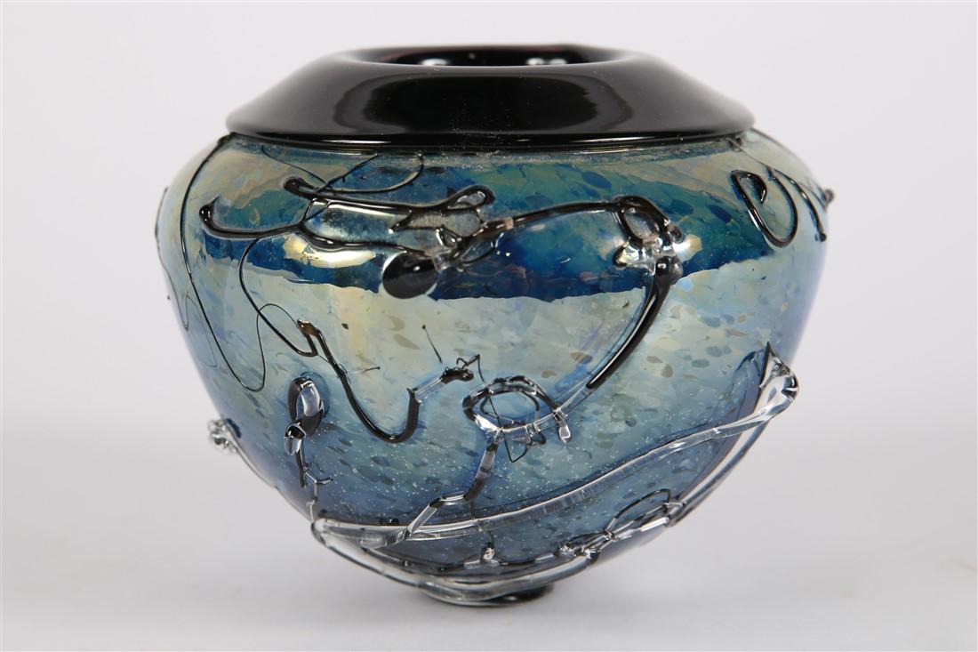 Albert Young (American), Blue Glass Vase (1 of 5)