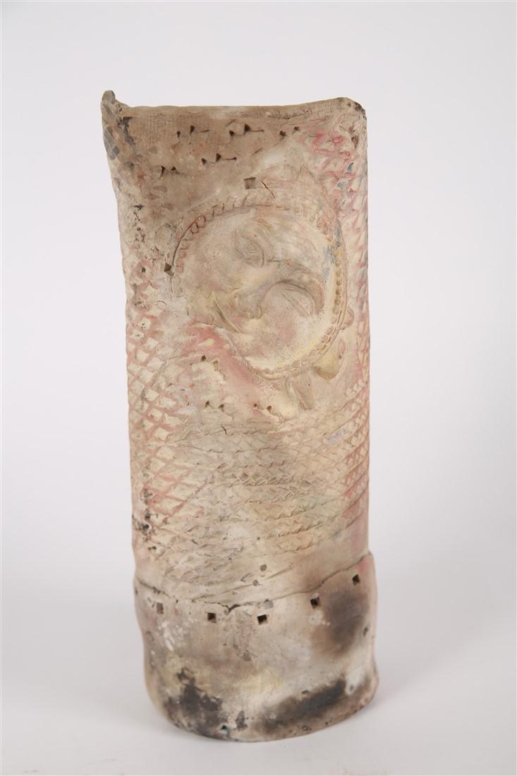 Attrib. Deborah Maxwell, Matte Face Vase (1 of 4)