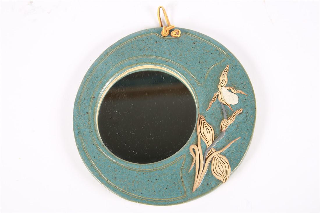 Bier Pottery, Wall Hanging Mirror (1 of 3)