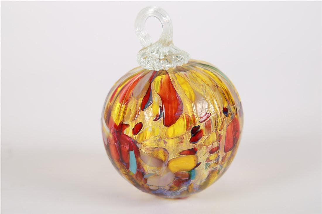 Blown Glass Decorative Pumpkin (1 of 3)