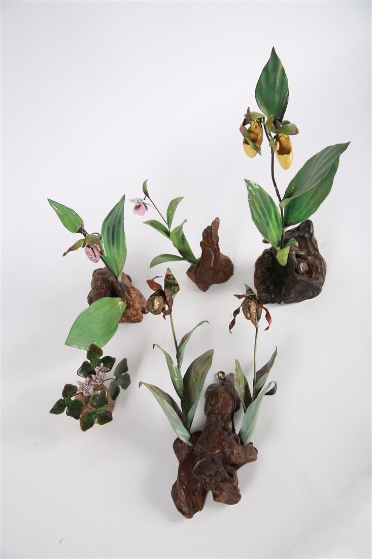 Brumm, Collection of 5 Metal Enamel Sculptures (1 of 9)