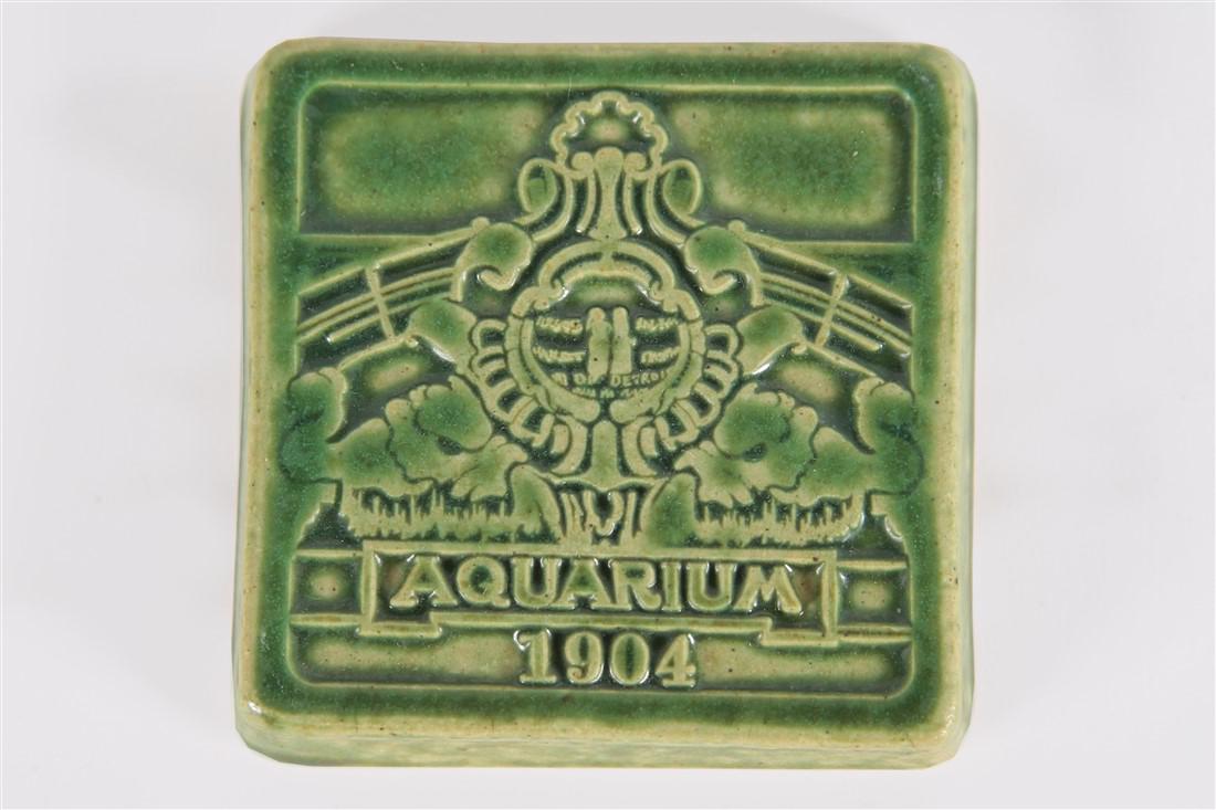 Pewabic, "Belle Isle Aquarium" Tile (1 of 2)