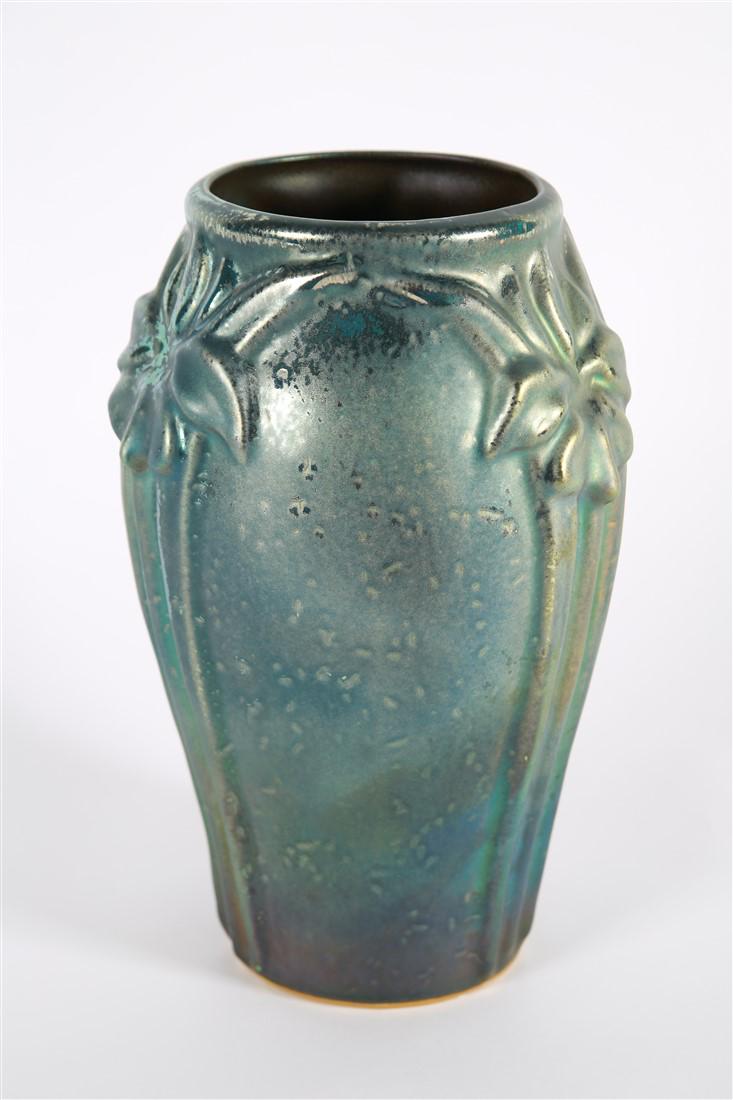 Pewabic, "Iris" Glazed Vase (1 of 4)
