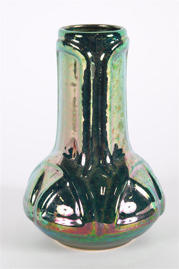 Pewabic, Iridescent "Celtic" Vase (1 of 2)