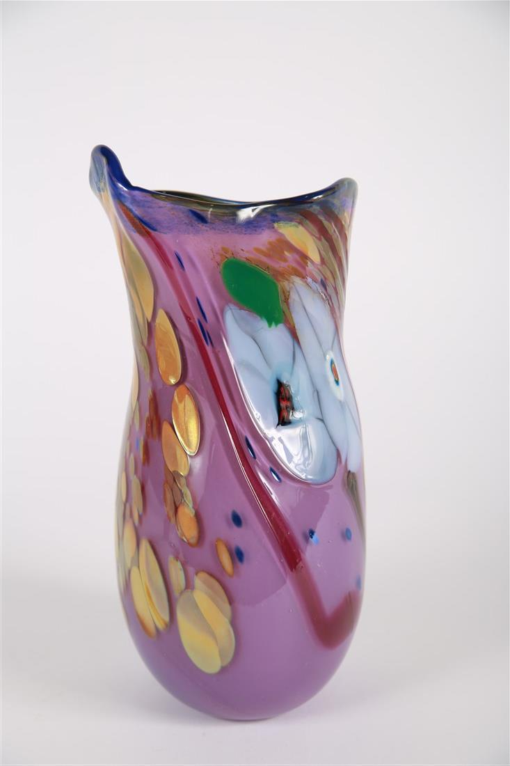 Tom Michael, Odyssey USA, Purple Floral Vase (1 of 3)