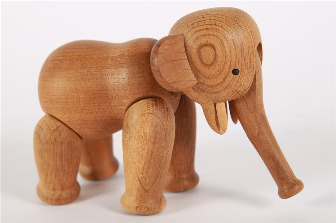 Kay Bojesen, Oak Articulated Elephant (1 of 6)