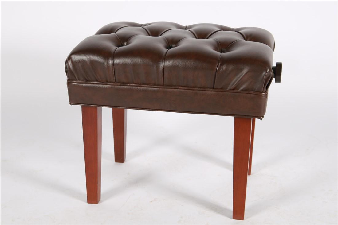 Paul L. Johnson and Son, Tufted Seat Piano Bench (1 of 8)