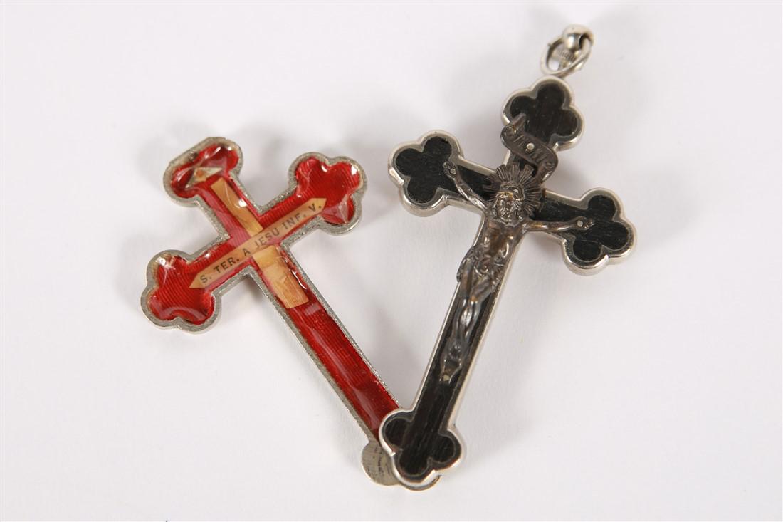 St. Therese of Lisieux Crucifix Reliquary (1 of 5)