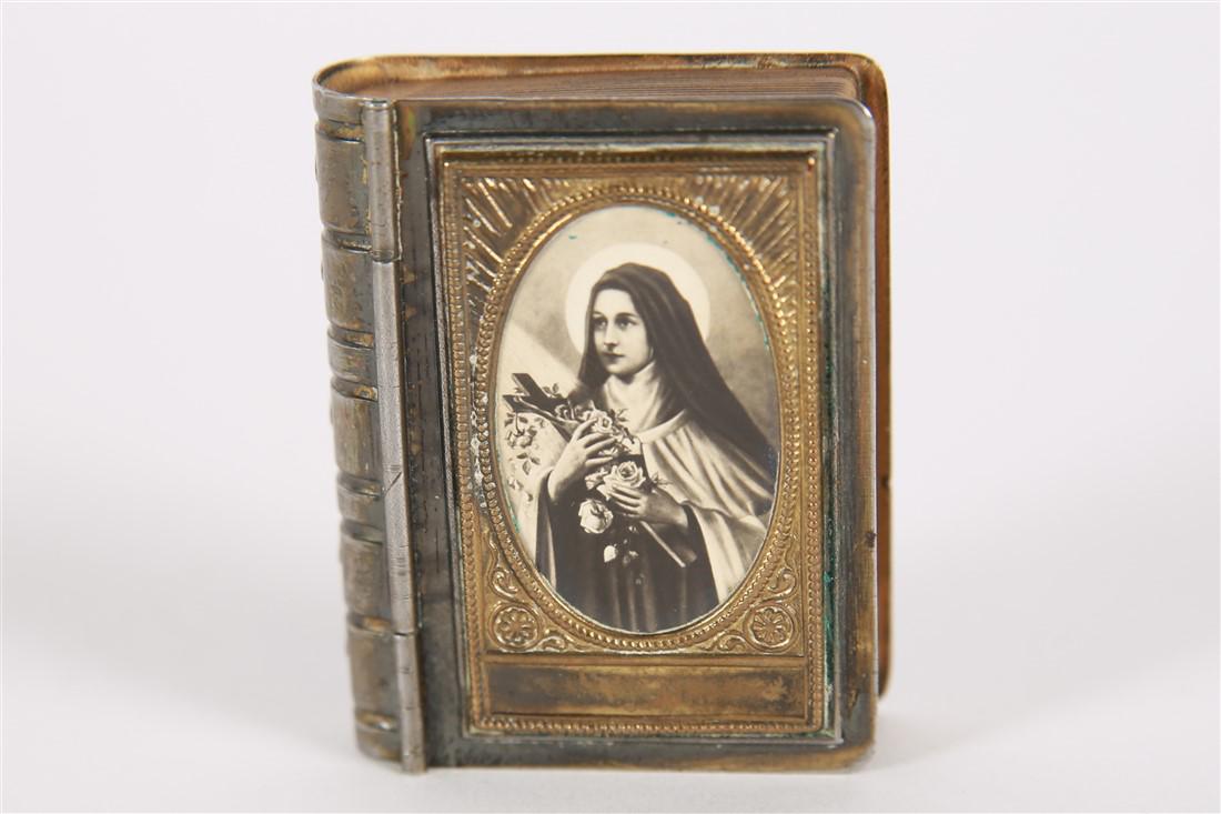 St. Therese of Lisieux Metal Book, Blessed Roses (1 of 6)
