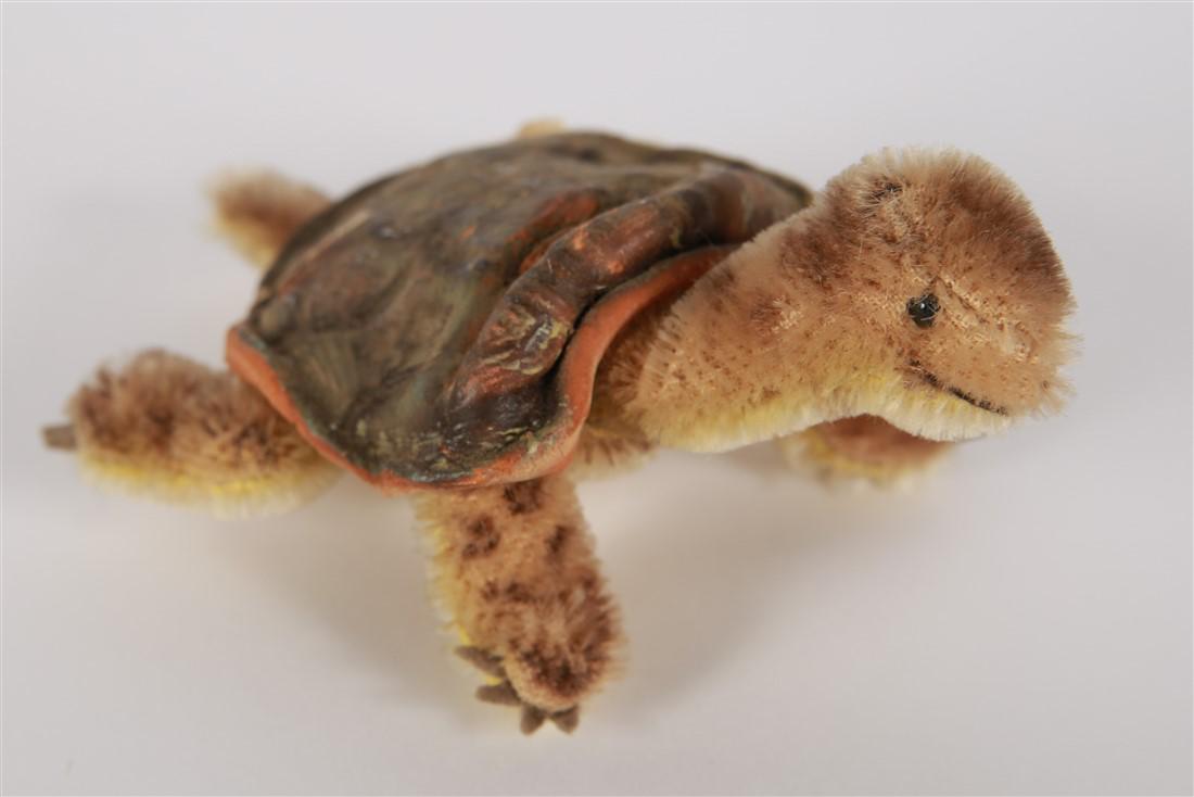 Steiff Mohair "Slo" Turtle Stuffed Toy (1 of 5)