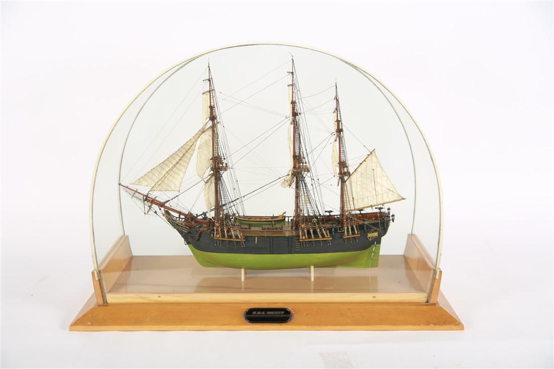 HMS Bounty Cased Model Ship (1 of 10)