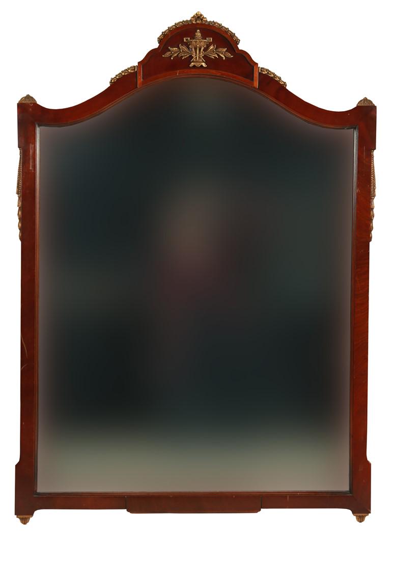 Empire Style Mahogany Mirror (1 of 4)