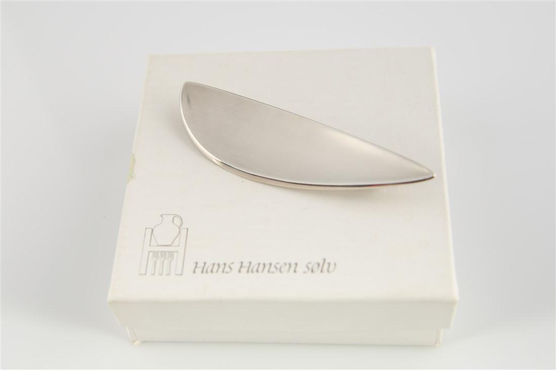 Hans Hansen, Sterling Wedge Brooch (1 of 4)
