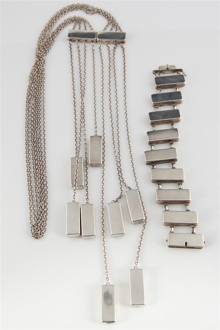 Astrid Fog for Georg Jensen, "Chimes" Sterling Set (1 of 4)