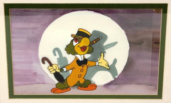 Walt Disney Prod. Animation Cell, "Rio de Janeiro": Walk Disney Productions animation cell. Depicting Jose Carioca from "Rio de Janeiro". 6 3/4" x 10 3/4".