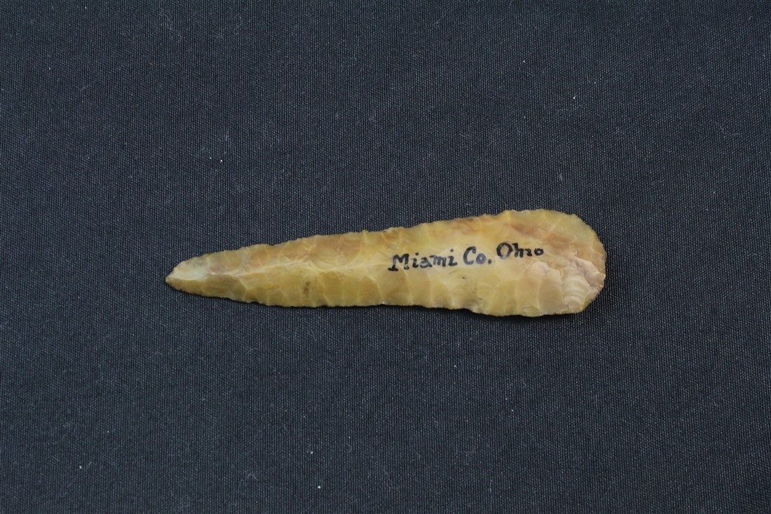 Cobbs: 4 3/4" x 1 1/4". Miami County, Ohio.