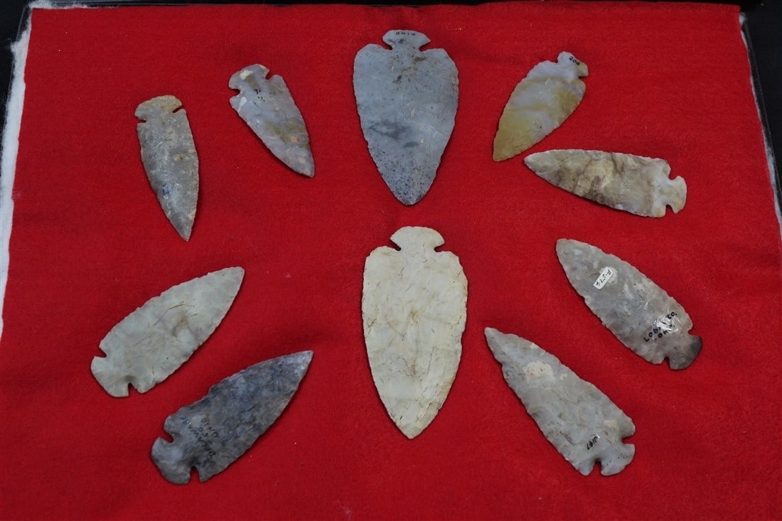 Collection of Ten Dovetail Points (1 of 6)