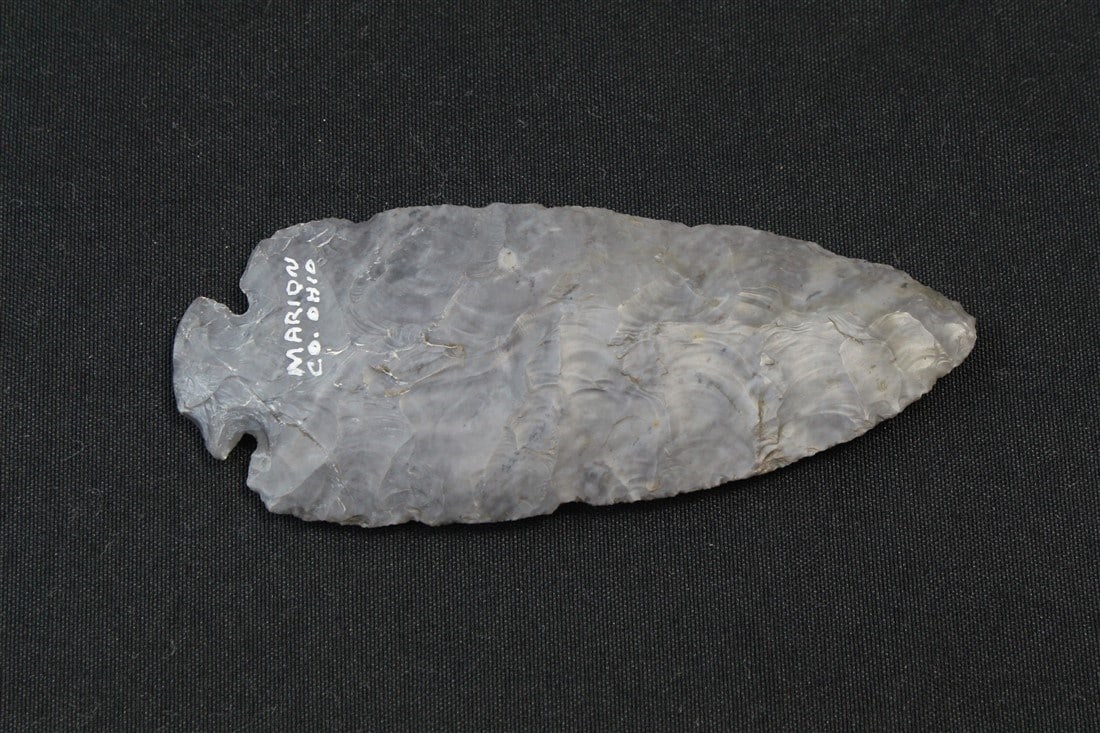 Dovetail: 4 3/4" x 2". Marion County, Ohio.