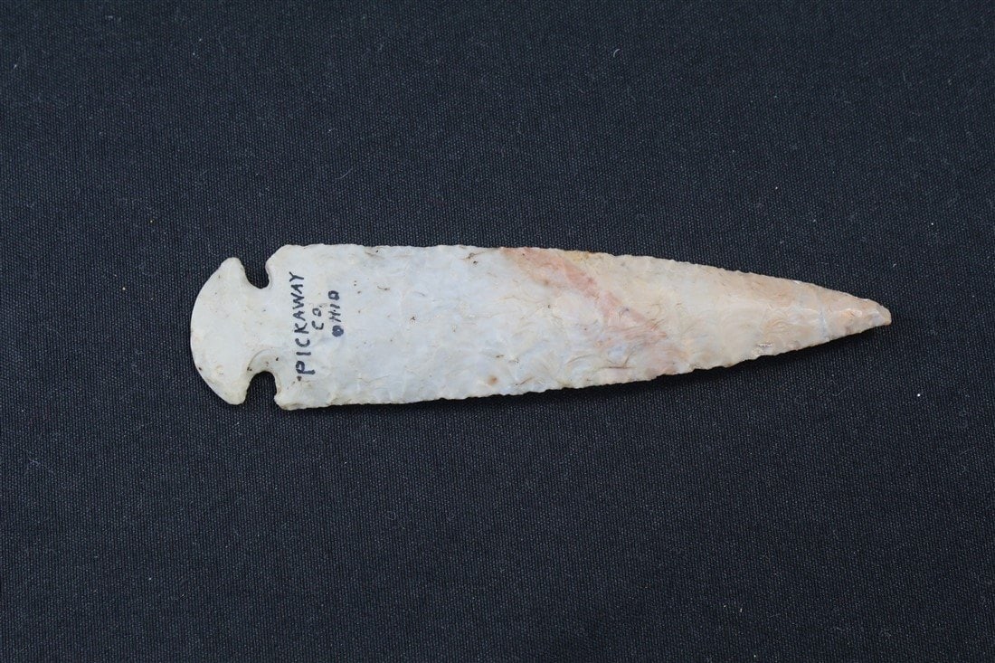 Dovetail: 5 7/8" x 1 3/8". Pickaway County, Ohio.