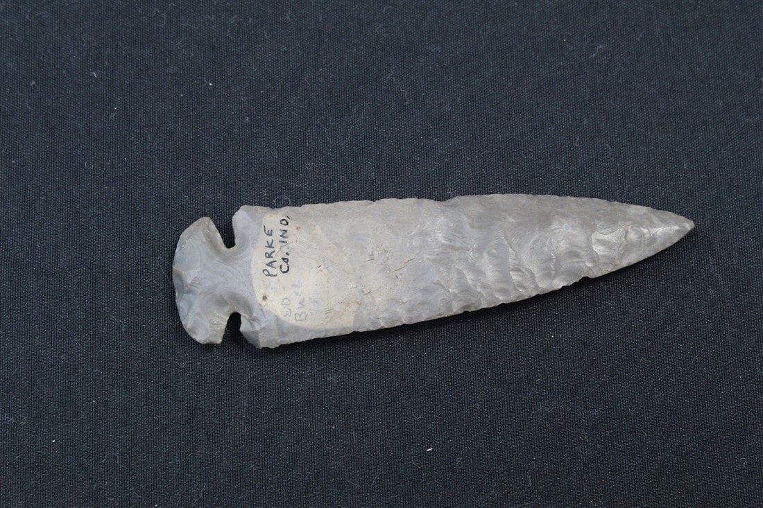 Dovetail: 5 3/8" x 1 1/2". Parke County, Indiana.